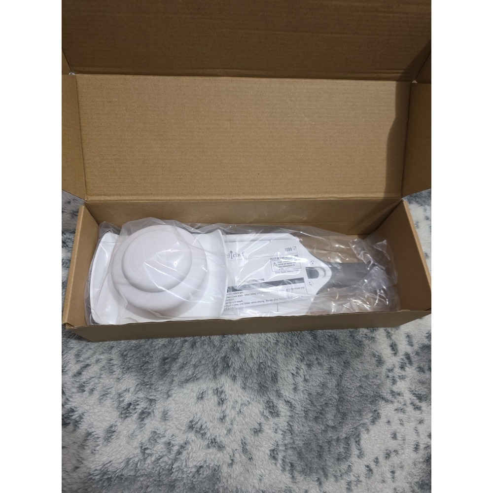 Pampered Chef Simple Slicer Adjustable Mandoline Vegetable Fruit Slicer White - Picture 5 of 7